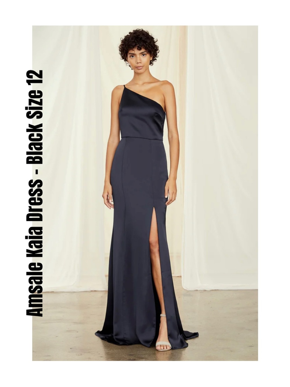 Amsale Kaia Dress - Black Size 12